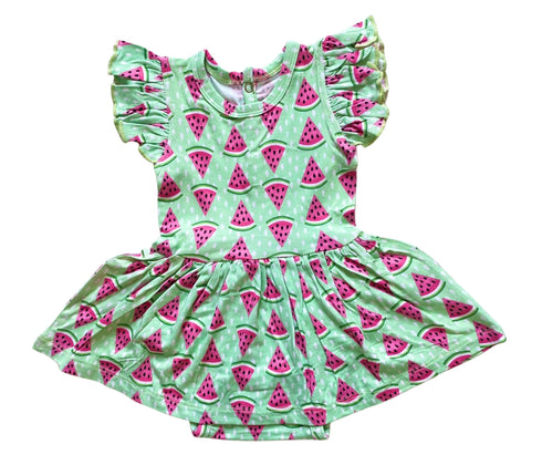 One In a Melon Twirl bodysuit